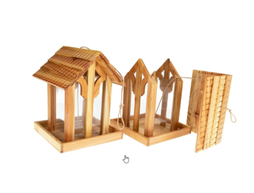 Vogelhaus , Vogel Futterhaus , Futterhaus " Lärche "